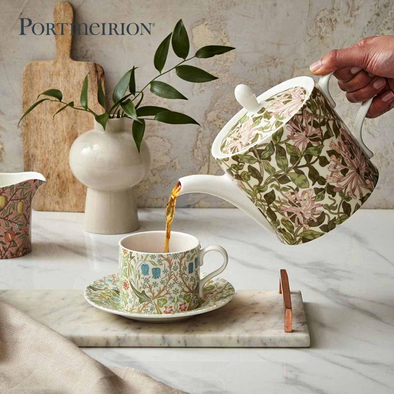 Portmeirion波特美林茶杯碟套茶具 咖啡杯杯子水杯陶瓷杯礼盒套装