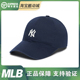 韩国正品MLB鸭舌帽春秋NY洋基队软顶小标棒球帽遮阳男女帽子CP77