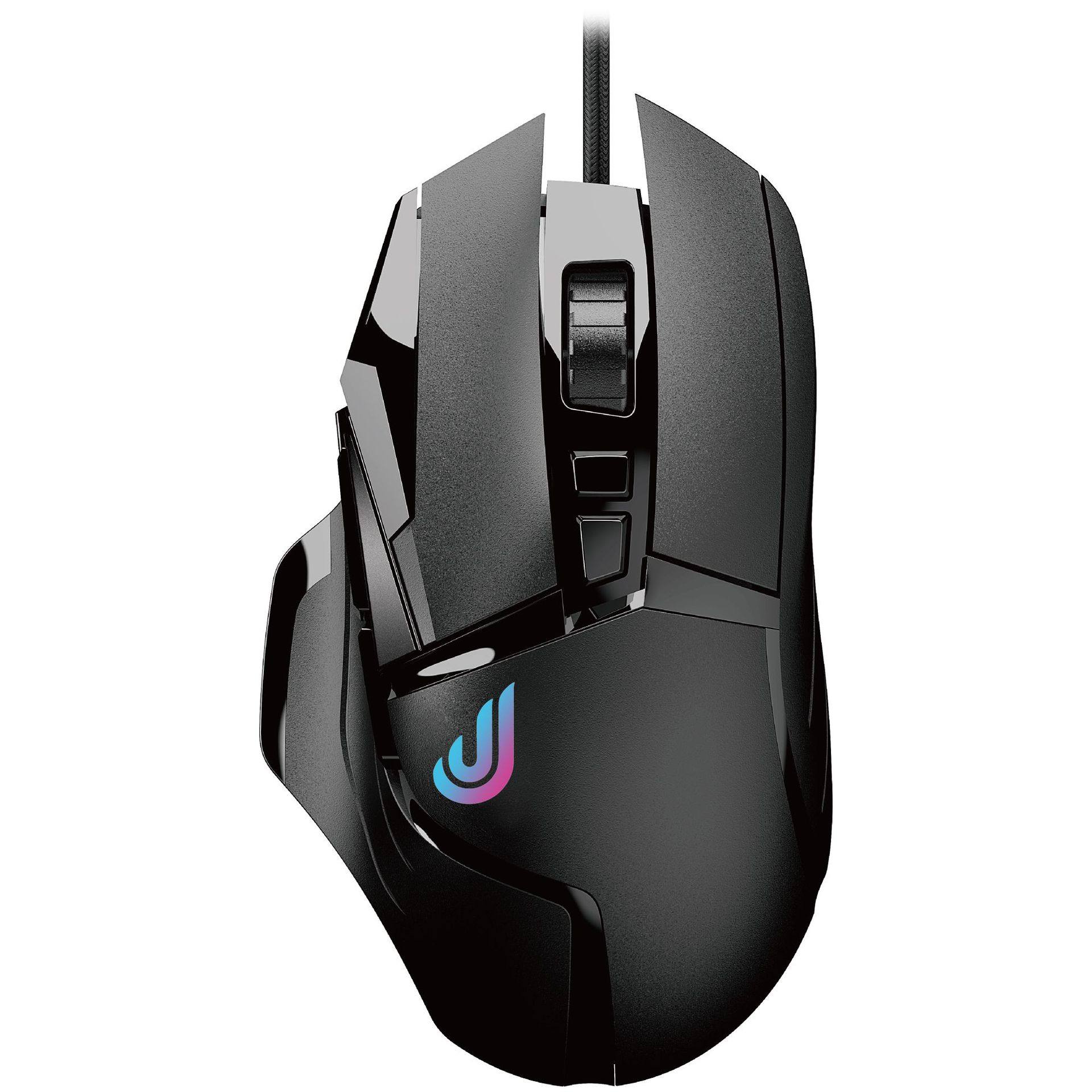 爵蝎j502游戏鼠标rgb灯效电竞游戏宏编程鼠标电脑配件usb