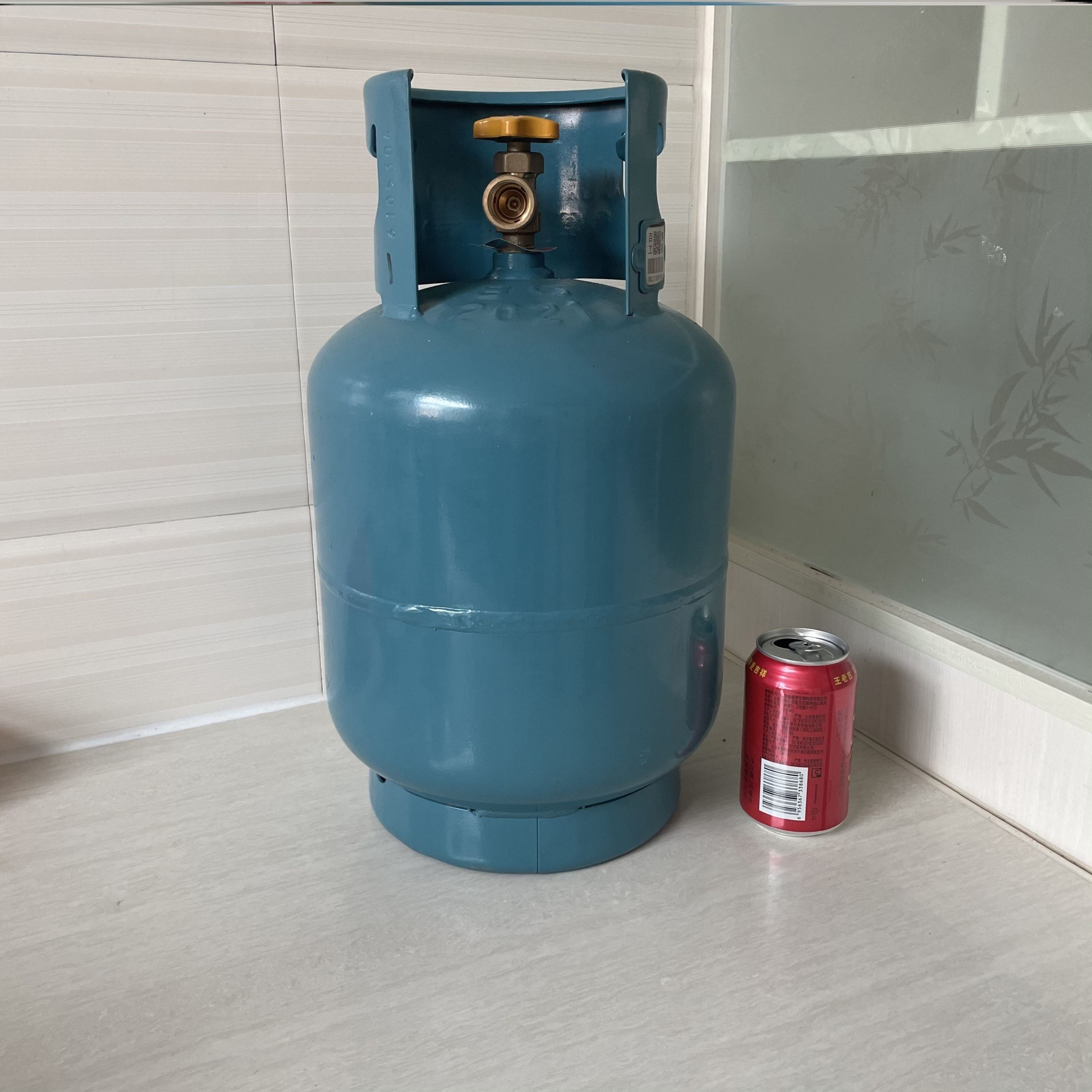 小号家用野炊煤气罐2kg5公斤液化气钢瓶野营天然气罐便携户外空罐