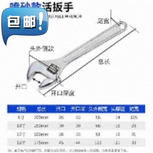 新现货活动扳手五多工品金功能w扳V手活H络◆新具◆扳手管w活两品