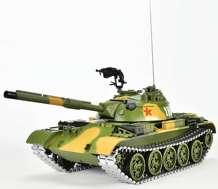 现货全金属59式主战坦克模u型t59真军事合金模型130迷彩色