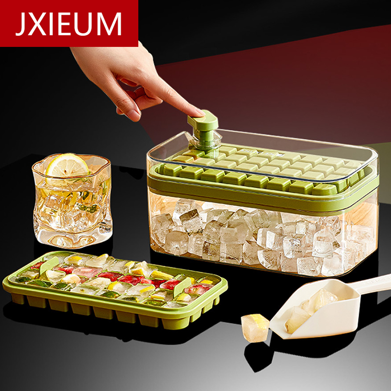 日式冰块模具冰格食品级家用制冰磨具自制冰块储存盒冻冰块神器