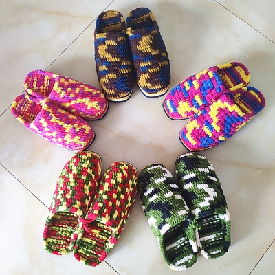 婚嫁拖鞋粗毛线图片