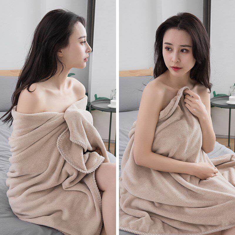 浴巾女家用男洗澡吸水成i人全棉可穿纯棉裹巾大毛巾2021新款夏大