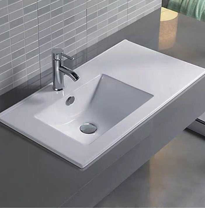 面盆台面一体单盆