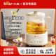 小熊全玻璃养生壶家用多功能花茶壶1.5L大容量恒温泡奶新款烧水壶