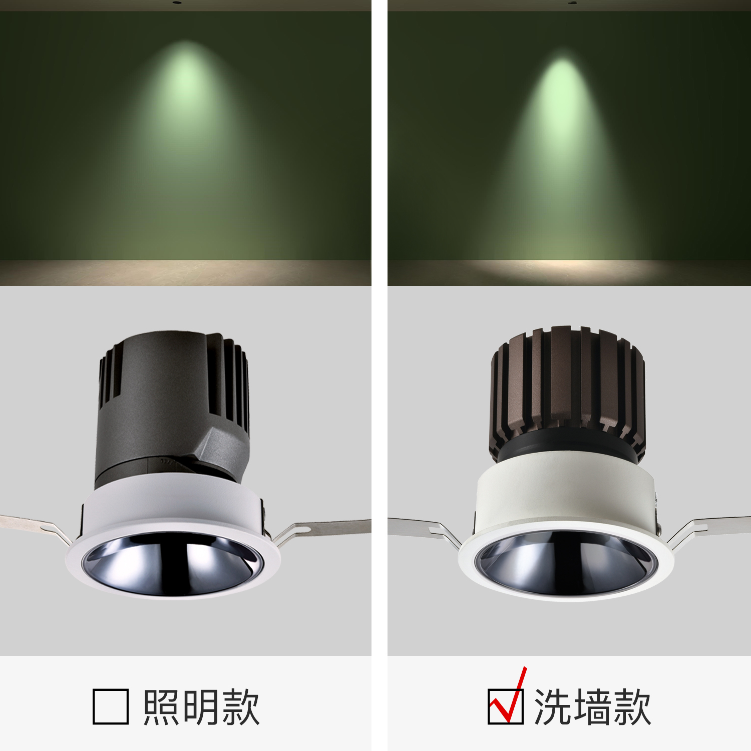 洗墙射灯led天花灯嵌入式近距离防眩光高显色暗装牛眼客厅无主灯在类目 家装主材, 灯具灯饰, 射灯中 - 来自Buy2taobao.com提供专业的淘宝代购服务