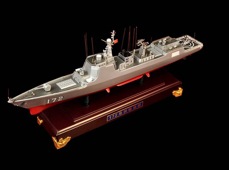 中国海军172昆明号导弹驱逐舰模型052d型军舰170兰州号o171海口号