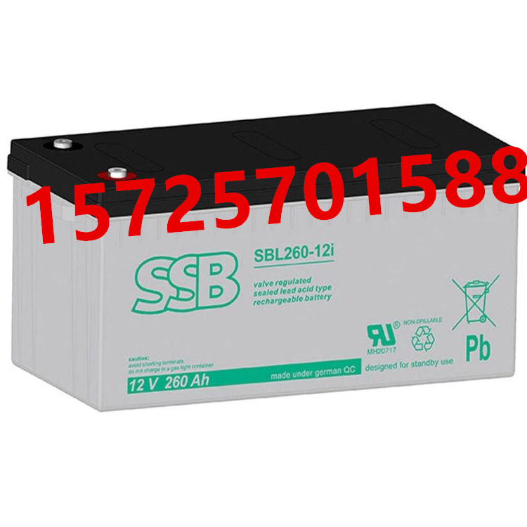 SSB蓄电池SBL260-12i 医疗UPS电源储能系统专用12V-260Ah铅酸电池