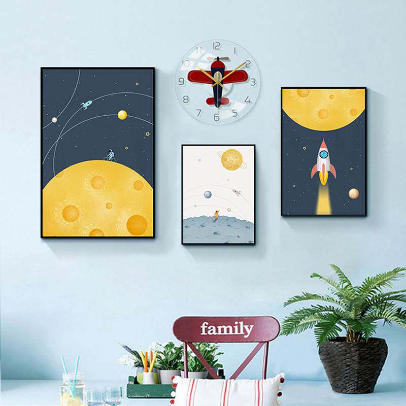 书房卡通儿童画