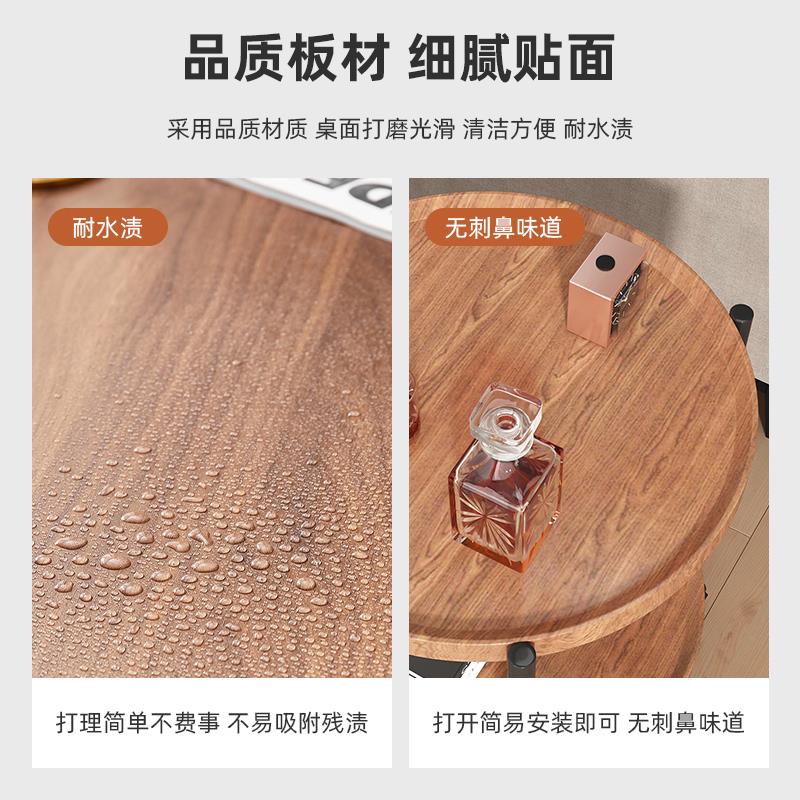 可移动沙发边几小推车简易茶几客厅家用角几置物架卧室床头小桌子