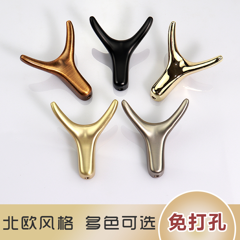 进户门后衣柜挂钩创意壁挂实心强力承重挂衣服北欧牛角单钩免打孔在类目 基础建材, 家用五金, 家具五金, 挂衣钩中 - 来自Buy2taobao.com提供专业的淘宝代购服务