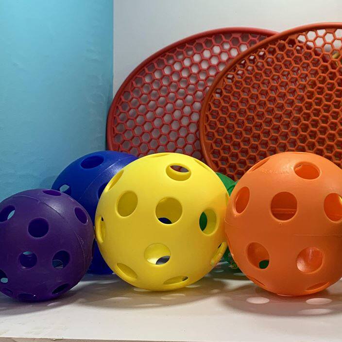 格乐普软式孔球幼儿园儿童家用感统训练器材户外投掷玩具体育器械