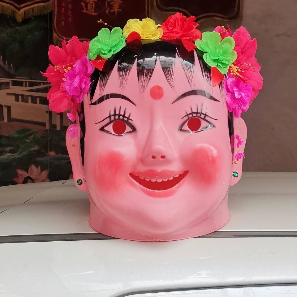 大头娃娃头套娃娃头面具大头人秧歌服装舞狮舞龙儿童成人社火道具