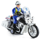 大号林达音乐巡逻警车交警警察公安摩托车机车汽车模型儿童玩具车