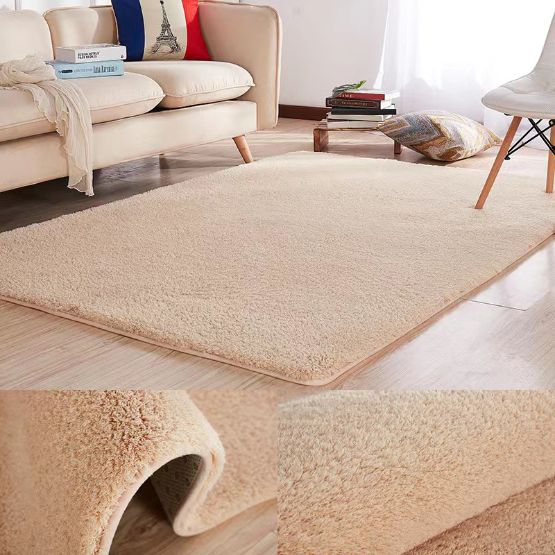 毛绒地毯床边床前加厚毯羊毛混纺卧室