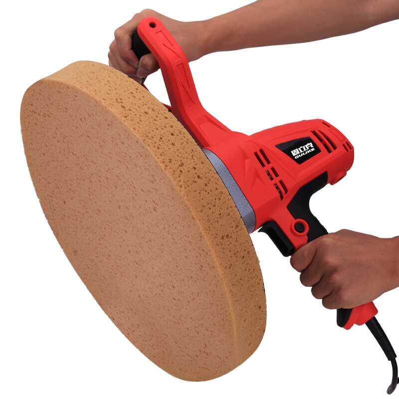 锂电抹墙机充电式水泥砂浆收光机电动手持沙墙机地坪地面抹平机