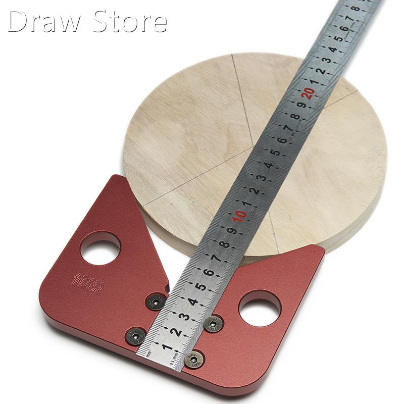 Woodworking 45 degree Angle Scribe Round Center Line Gauge
