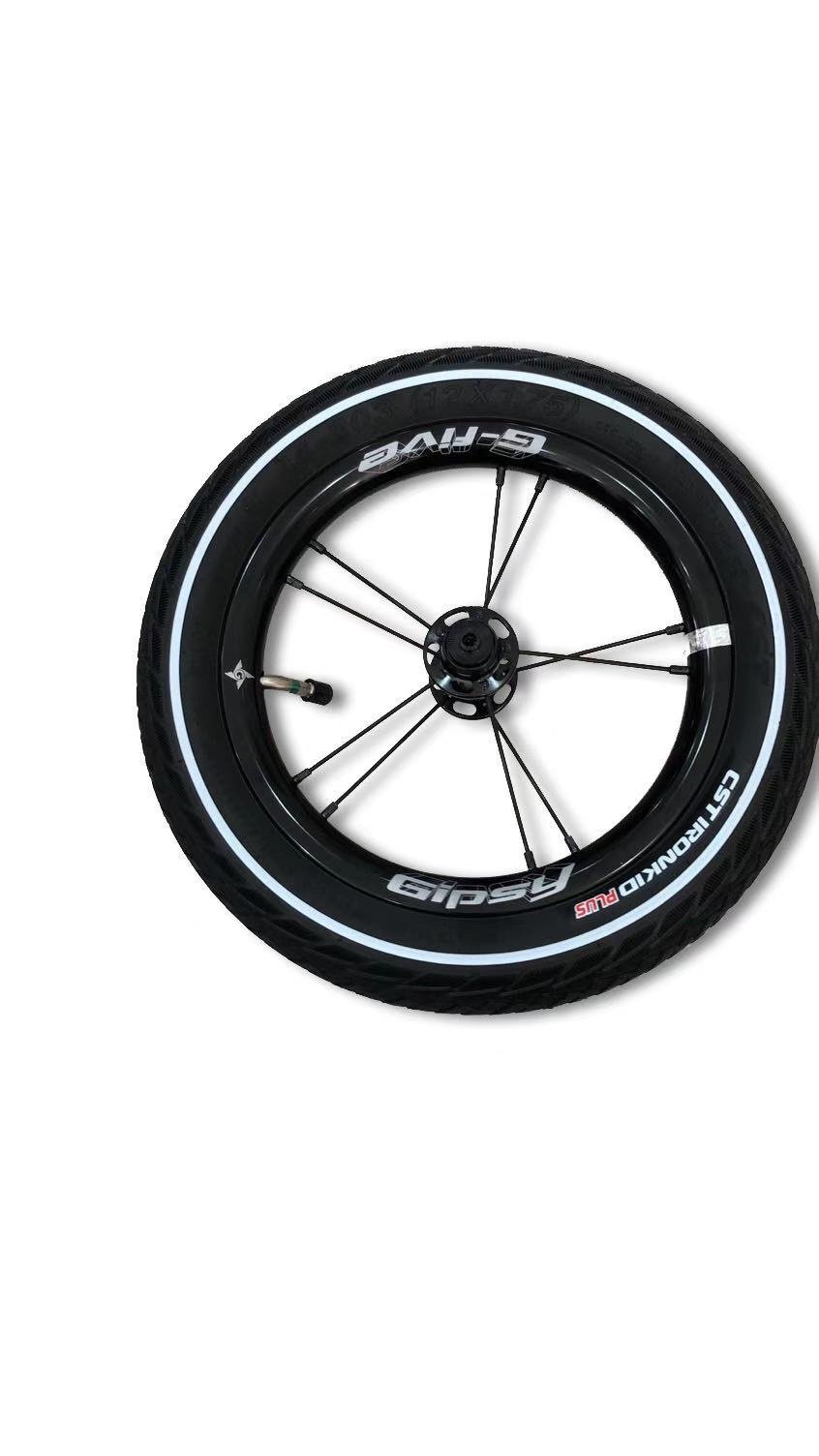 gipsy吉普赛 g-five g5轮组12寸平衡车滑步车s车k车papa改装轮组