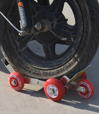 耐磨摩车应急轮胎助托器加厚小车瘪爆胎拖轮电动助力拖拖车助推.