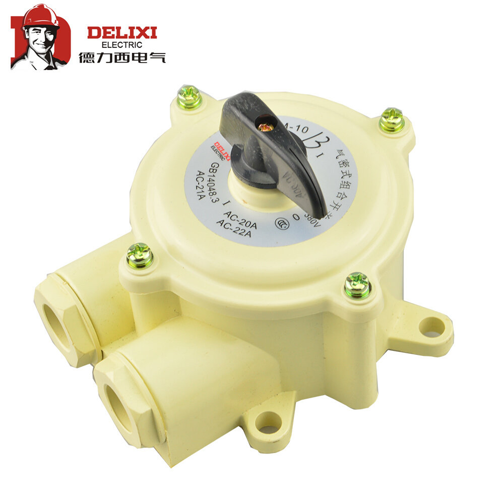 德力西hzn10-10/3组合开关 转换开关 船上开关 气密式组合开关