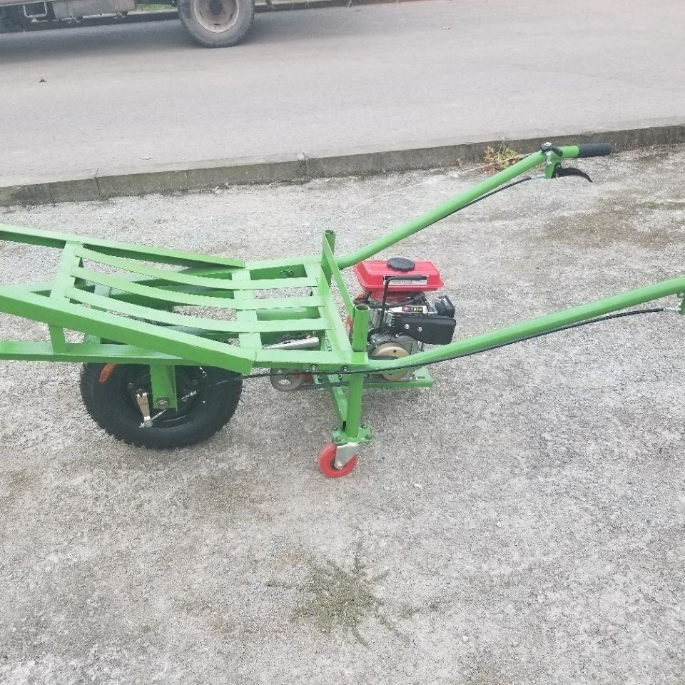 汽油机农用独轮车 鸡公车 机动独轮车 农用机动手推车山地工地转