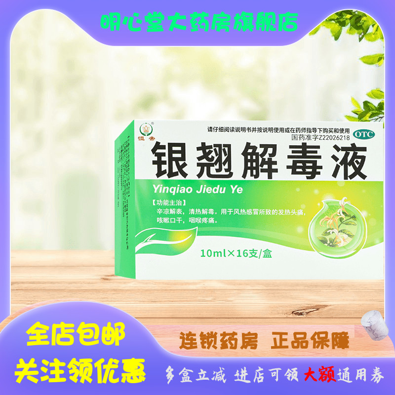 恒帝 银翘解毒液 10ml*16支