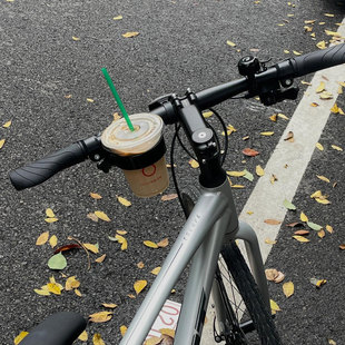 自行车水杯架公路电动车单车车把咖啡杯托架奶茶架固定杯架配件