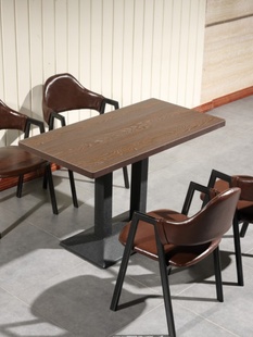 咖啡厅桌椅组合主题西餐厅酒吧桌椅甜品饮品奶茶小吃店卡座沙发