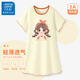 真维斯club女童睡裙夏季长款家居服裙子2025新款儿童冰丝纯棉睡衣