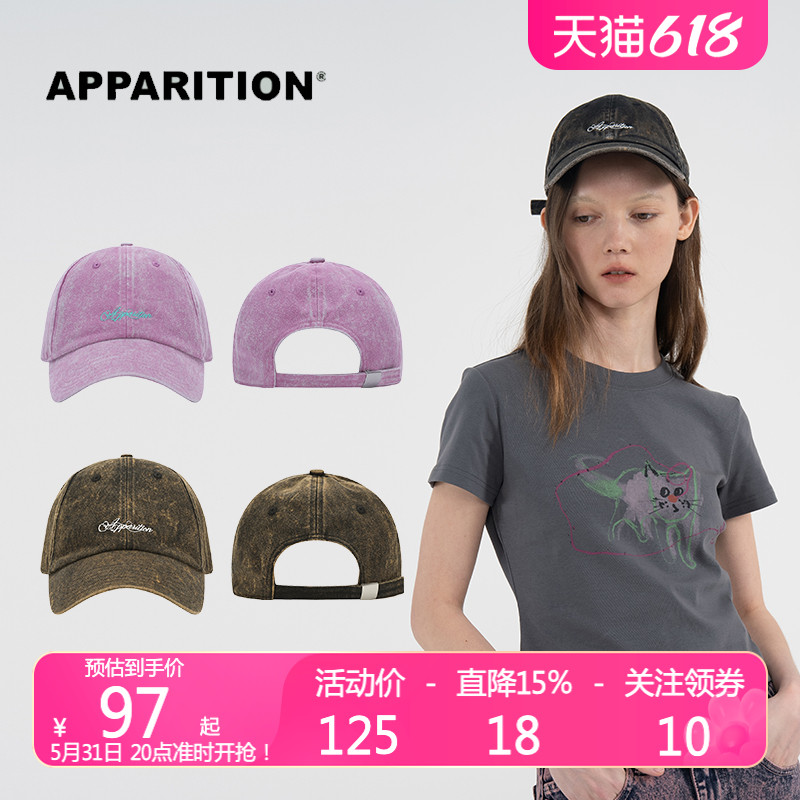 APPARITION 重水洗棒球帽