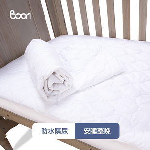 Boori防水床笠婴儿隔尿垫拼接床全棉床垫保护罩宝宝隔污床单