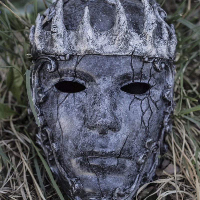 深渊王面具 男万圣节影视角色扮演恐怖道具罗马贵族王者头套 全脸