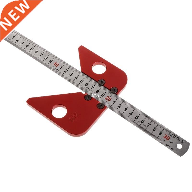 45 Degree Scriber Round Center Line Drawing Ruler Gauge Carp