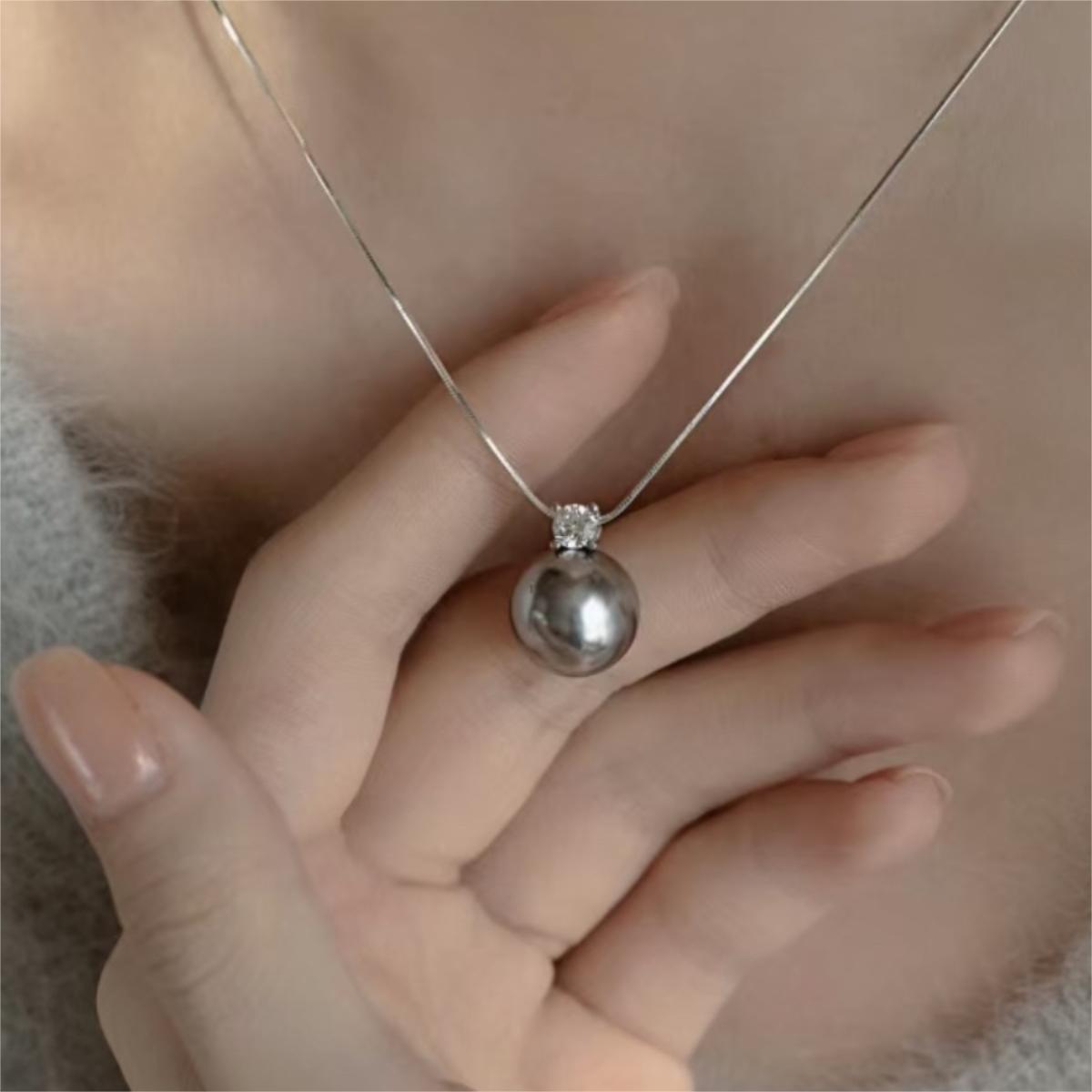 法国【S925银进口珍珠】单颗珍珠