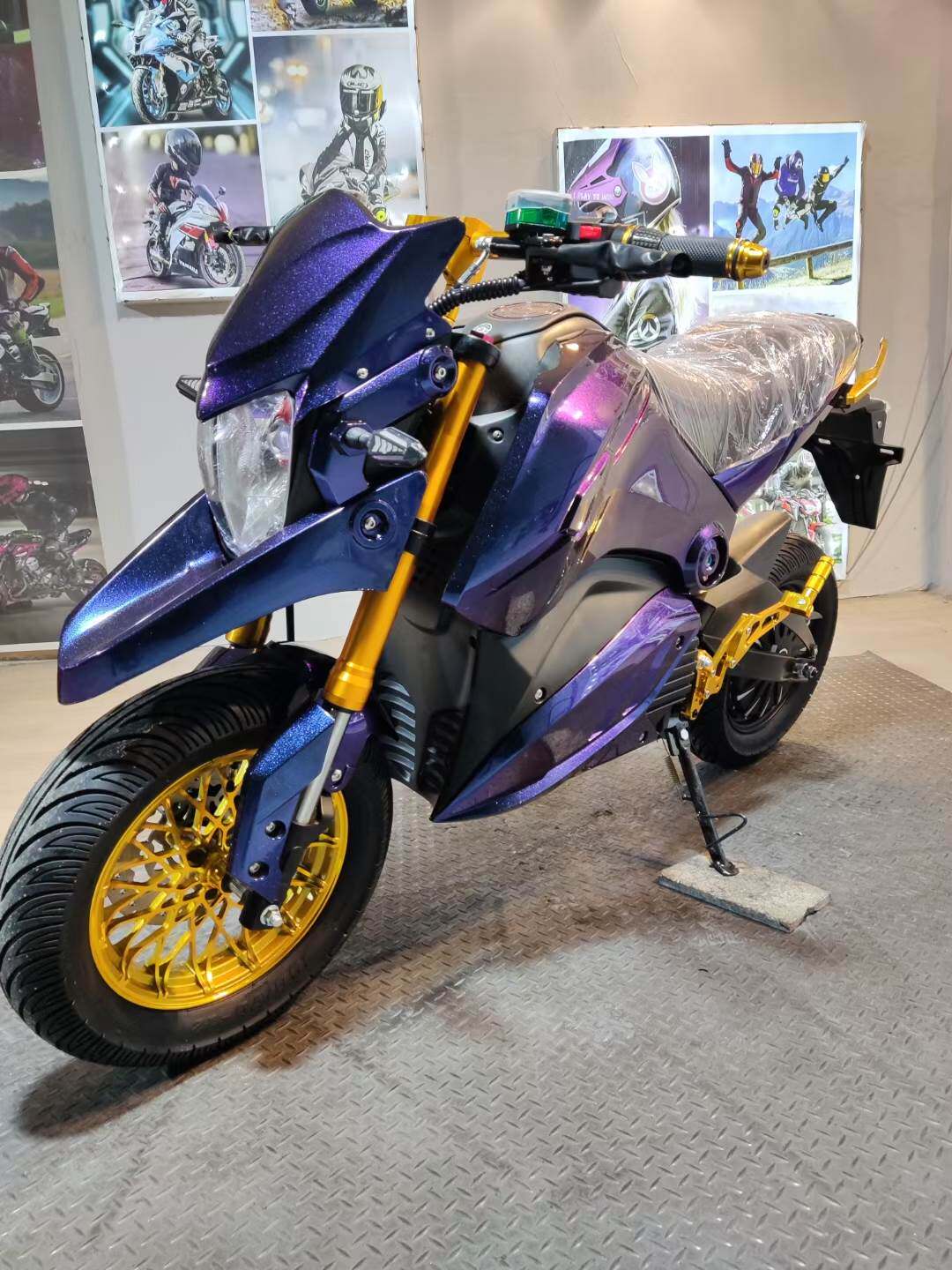 小猴子高速m5电动摩托z6电动大功率改装72v96v电瓶车新款男女通用