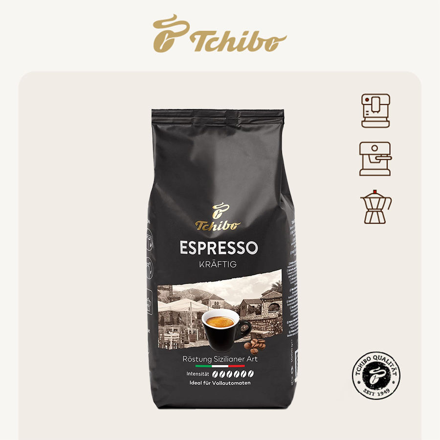 德国奇堡Tchibo Espresso Kräftig 咖啡豆1KG包装