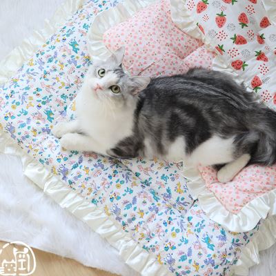 新品奶fufu暖垫宠物垫子猫窝冬季宝暖暖睡觉用狗窝垫猫笼垫睡垫猫