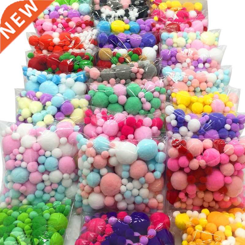 8mm To 30mm 20g Multi Size Mix Colors Pompom Fur Craft  S