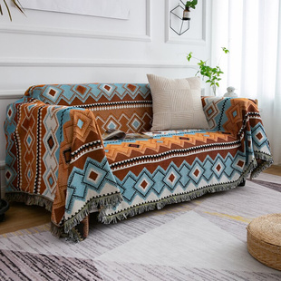 东南亚风情北欧全盖沙发巾沙发套四季可用盖巾组合沙发垫罩巾毯