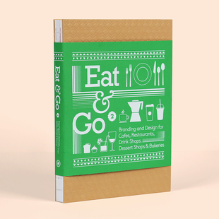 Eat & Go 2 餐饮品牌设计书籍 包装海报平面广告logo设计案例书籍 房屋室内装修设计方案实战指南