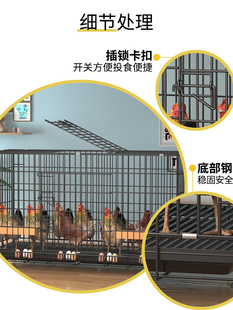 养鸡专用笼子养鸭子笼子鸡笼铁丝网不锈钢鸡笼家用养鸡笼家用折叠