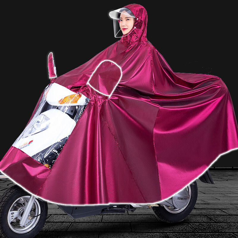 新款雨衣电动车雨披电瓶车加厚摩托自行车骑行成人单人男女士加大