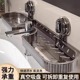 吸盘水龙头置物架卫生间浴室置物架免打孔沥水壁挂式收纳架可拆卸