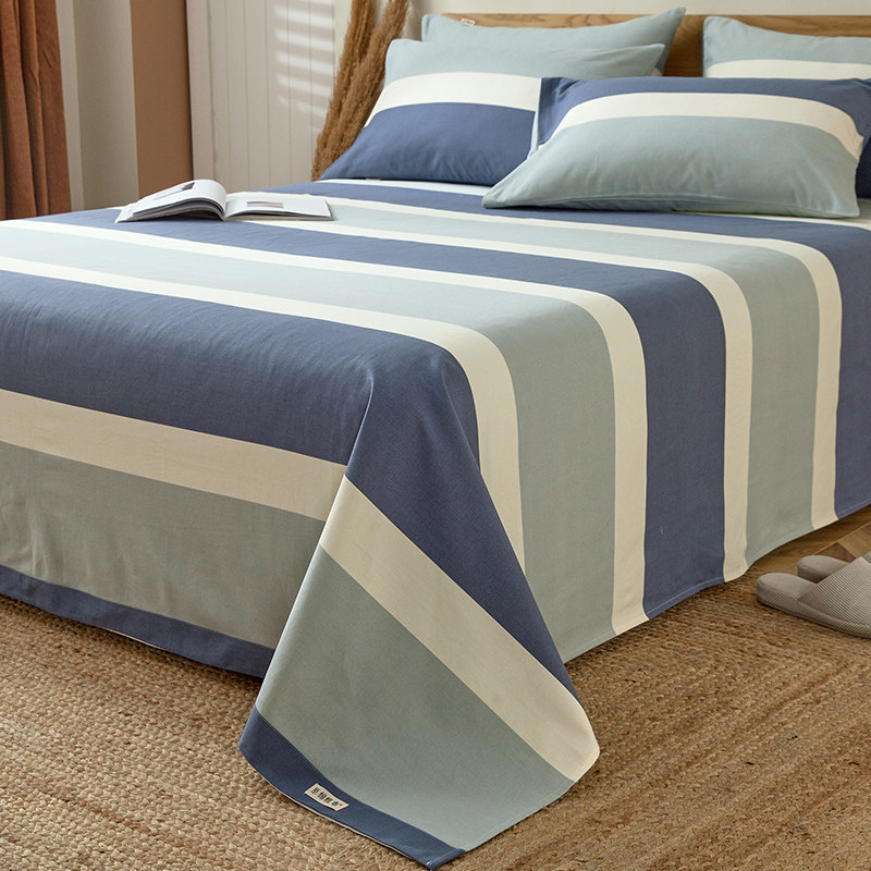 纯棉床单单件100全棉旗舰店