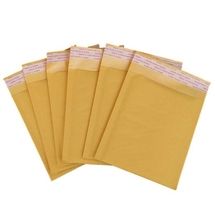 海斯迪克HKW136加厚气泡信封袋黄色牛皮纸气泡袋泡沫信封纸袋