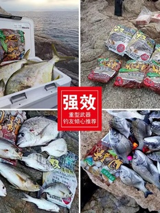 海钓鱼饵矶钓窝料海钓打窝料矶工坊贝诱黑鲷专用饵千又饵料打窝粉