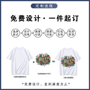 百日誓师毕业班服定制同学聚会t恤中小学幼儿园文化衫短袖印logo