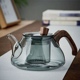 围炉煮茶壶炉子耐高温玻璃茶具蒸花茶套装专用泡茶壶家用烧水单壶